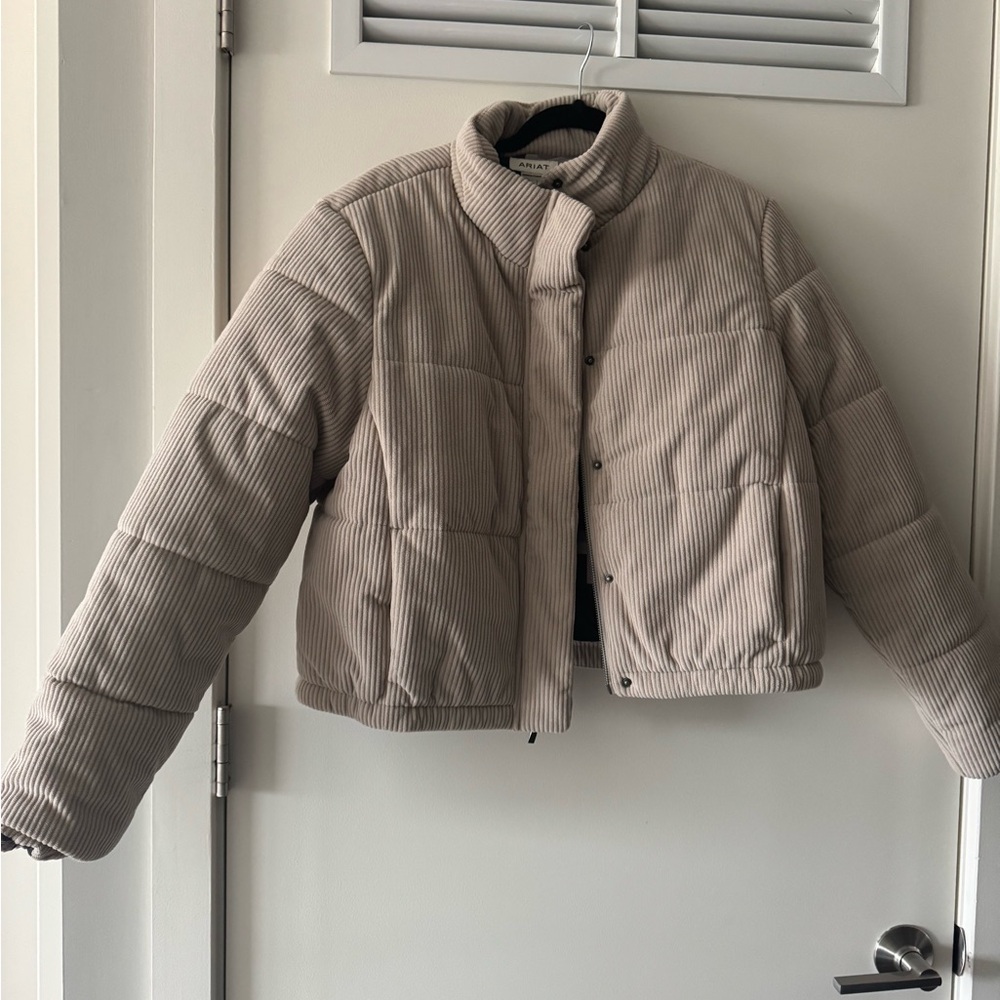 Ariat Women’s Corduroy Puffer Jacket.